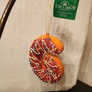 Donut Letter Ornament Initial "G"